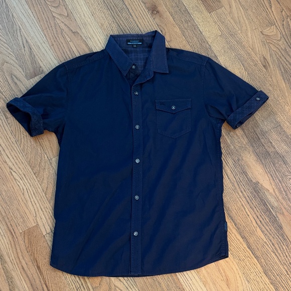 Burberry Other - Burberry London Blue Label Men's Navy Blue Short Sleeve Shirt Size: LL  Japan
